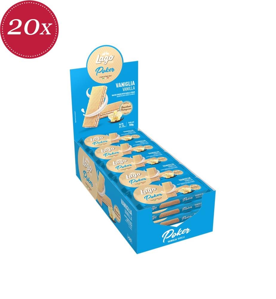 Présentoir Poker Vanille - 20 x 45 g
