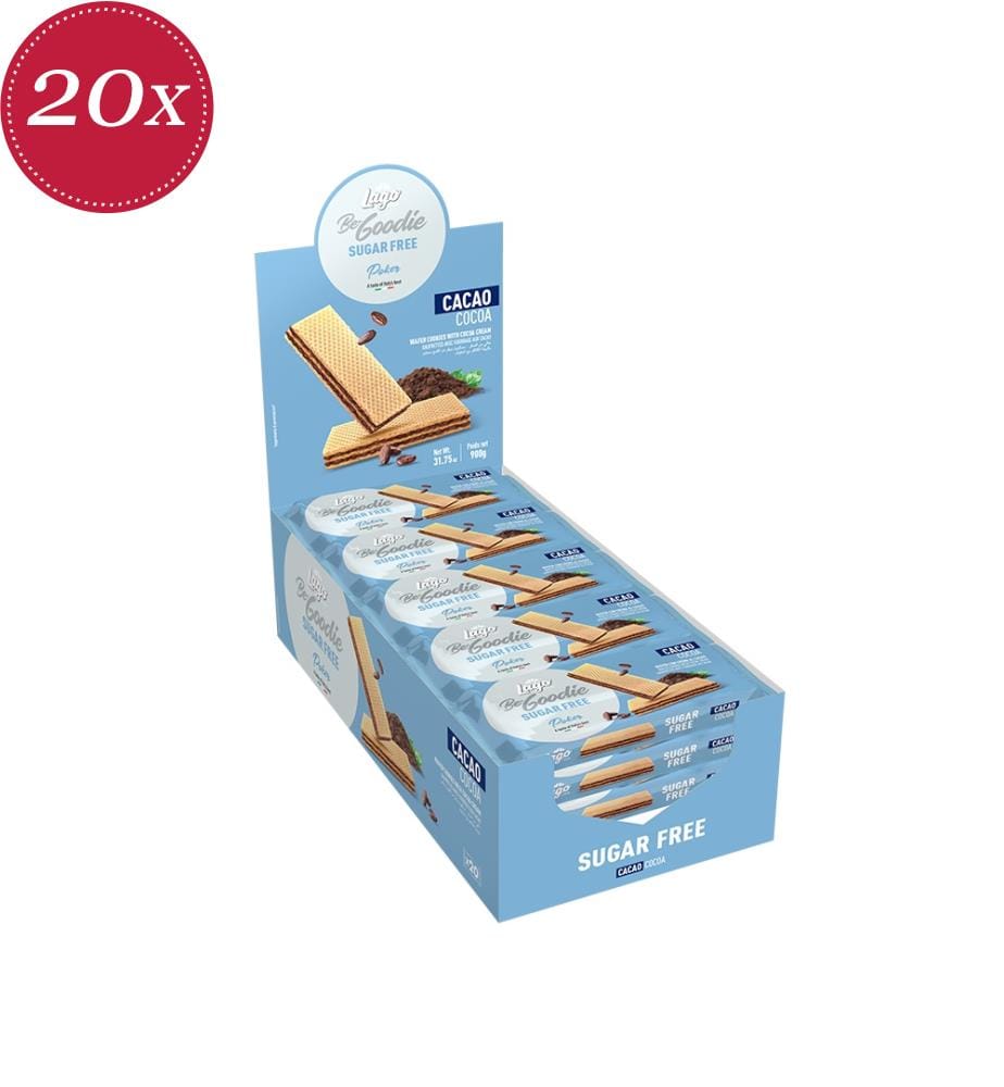 Présentoir Poker Cacao sans sucre - 20 x 45 g