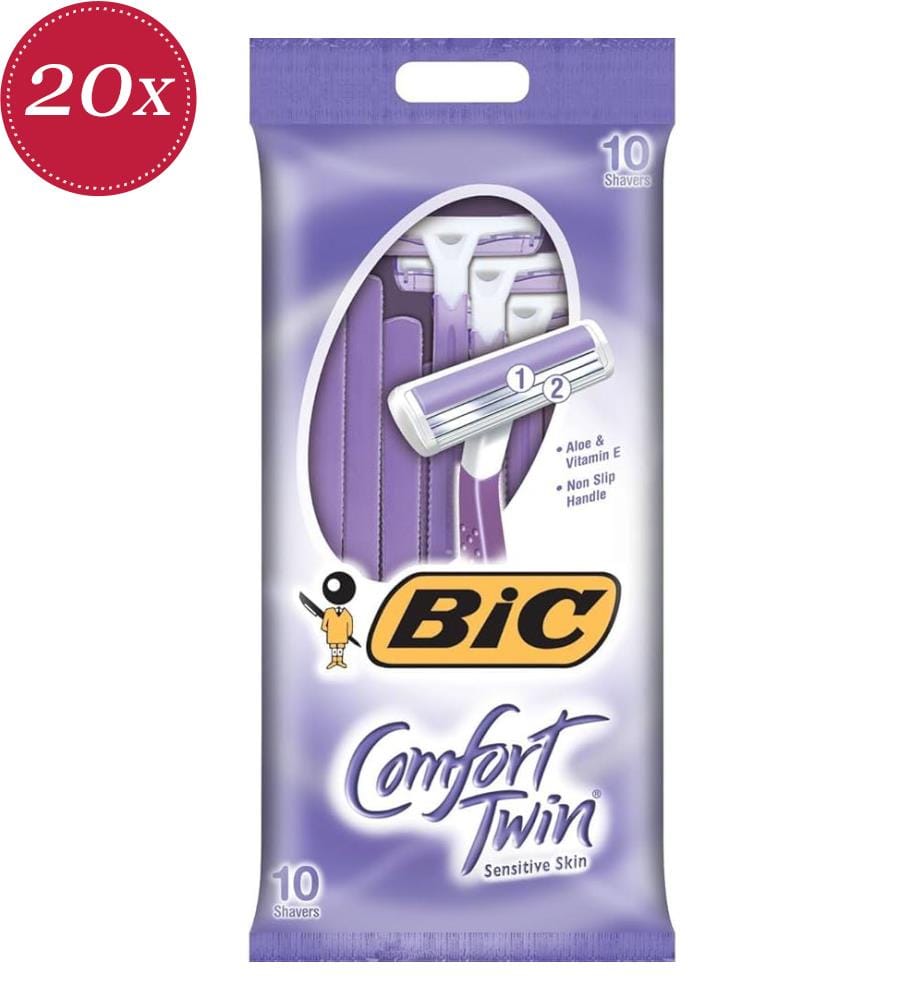 Set mit 20 Rasierern BIC Comfort 2 Lady