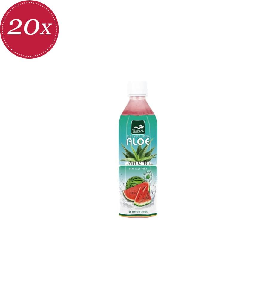 20x Tropical Aloe Vera Watermelon 500ml PET