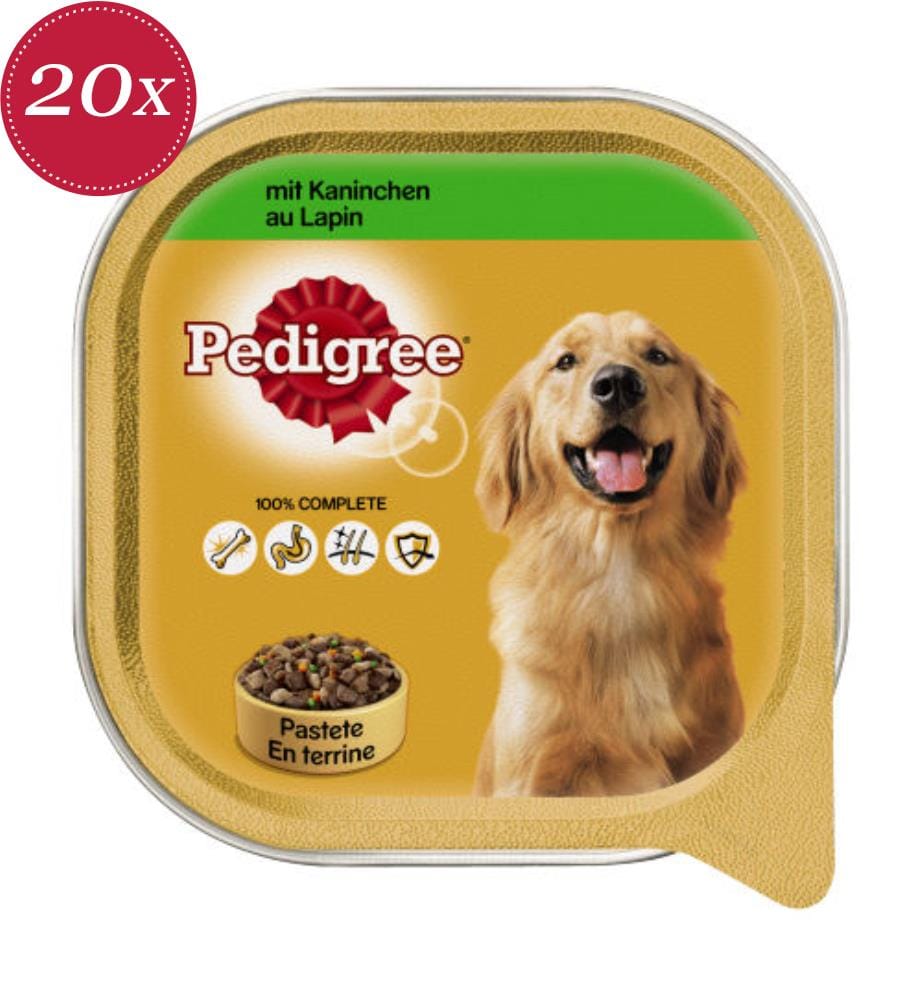 20x Pedigree Adult with Rabbit - 300 g
