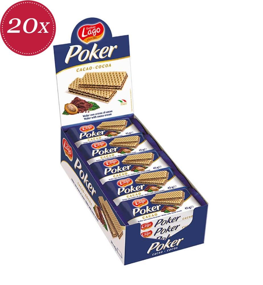 Présentoir Poker Cacao - 20 x 45 g