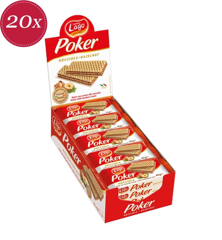 Présentoir Poker Nocciola - 20 x 45 g