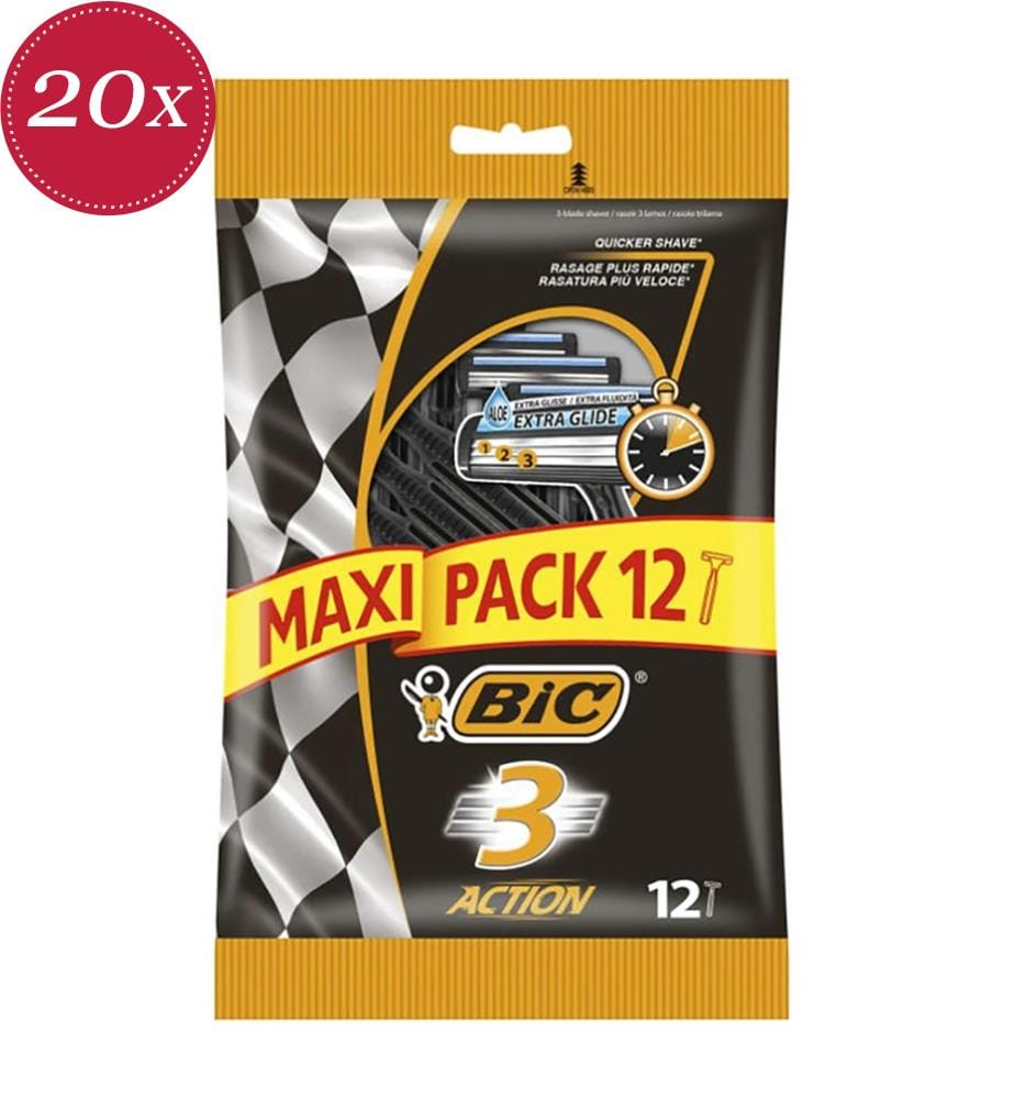 20x Damenrasierer, 12er-Pack im Sonderangebot – 3 Klingen
