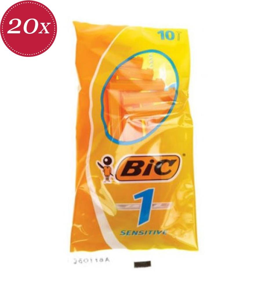 20x Herrenrasierer „Sensitive“ (10er-Pack) – 1 Klinge