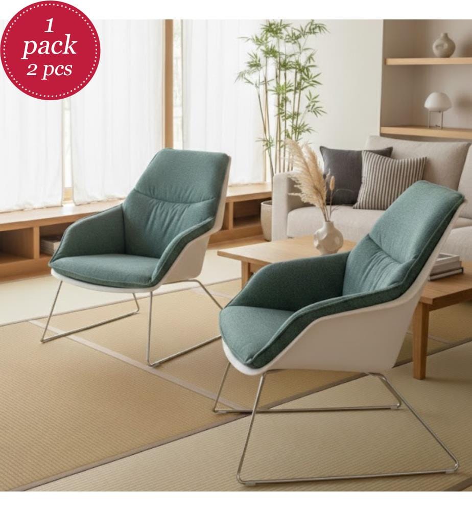 Grace 2er Set Sessel aus Polypropylen 74x85x86 cm - Aquamarin