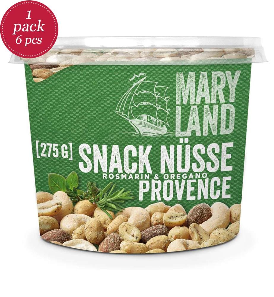 6x Maryland Snack Nüsse Provence - 275g