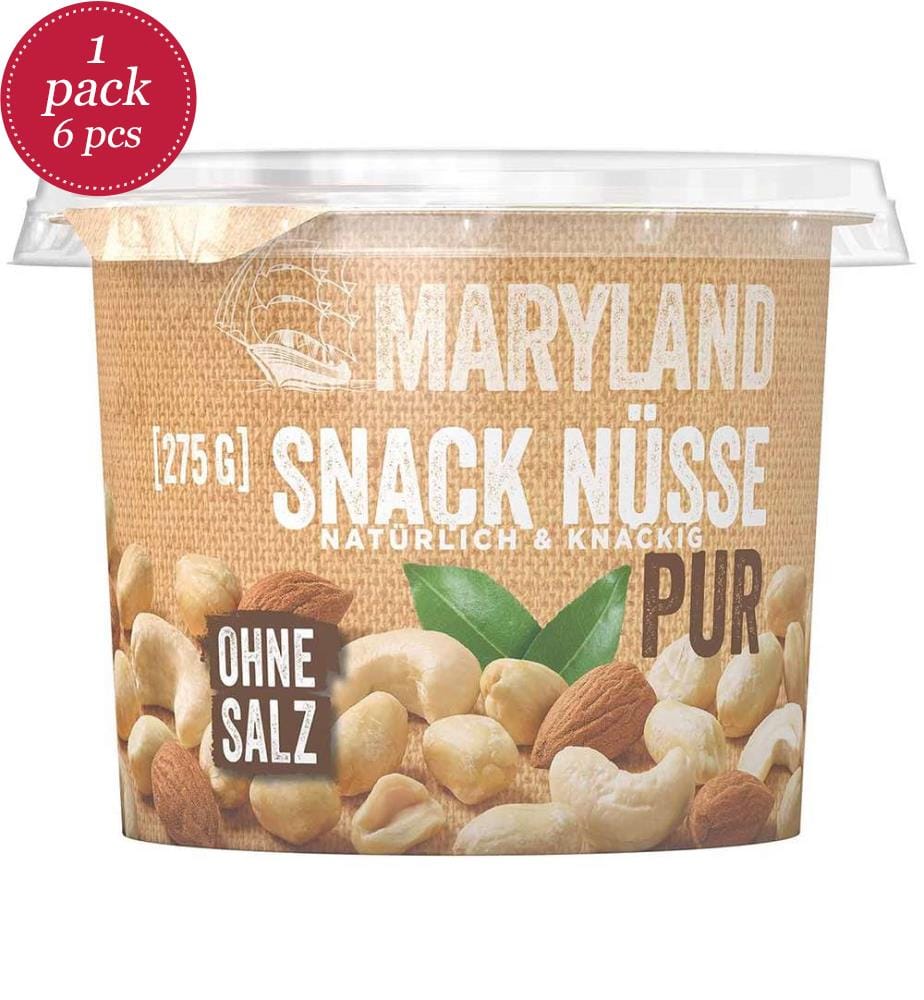 6x Maryland Snack Noix pures - 275g