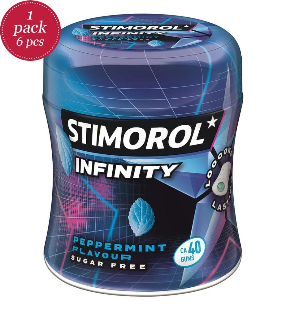 6x Stimorol Infinity Peppermint Dose - 88g