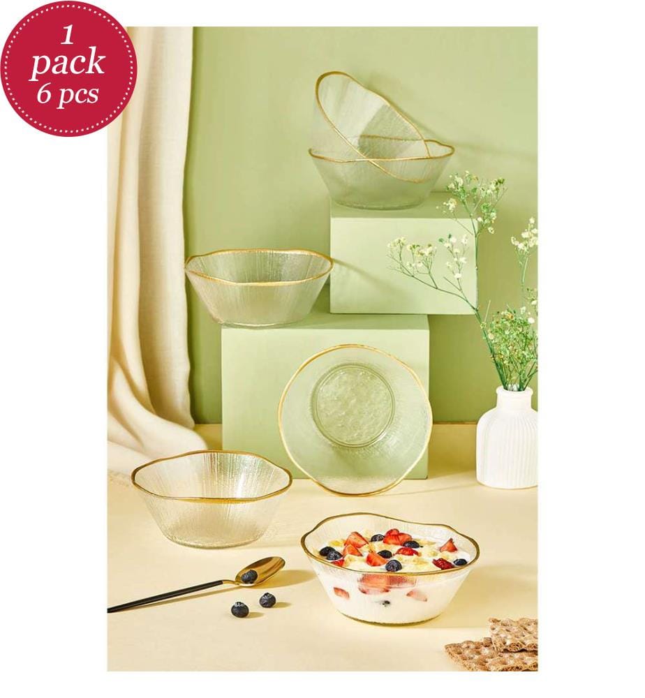 Set of 6 bowls - Clear