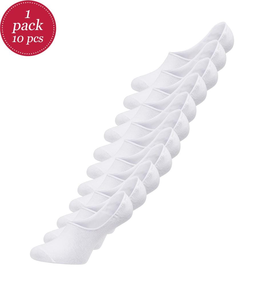 10er-Pack Socken Jacbasic - Weiss