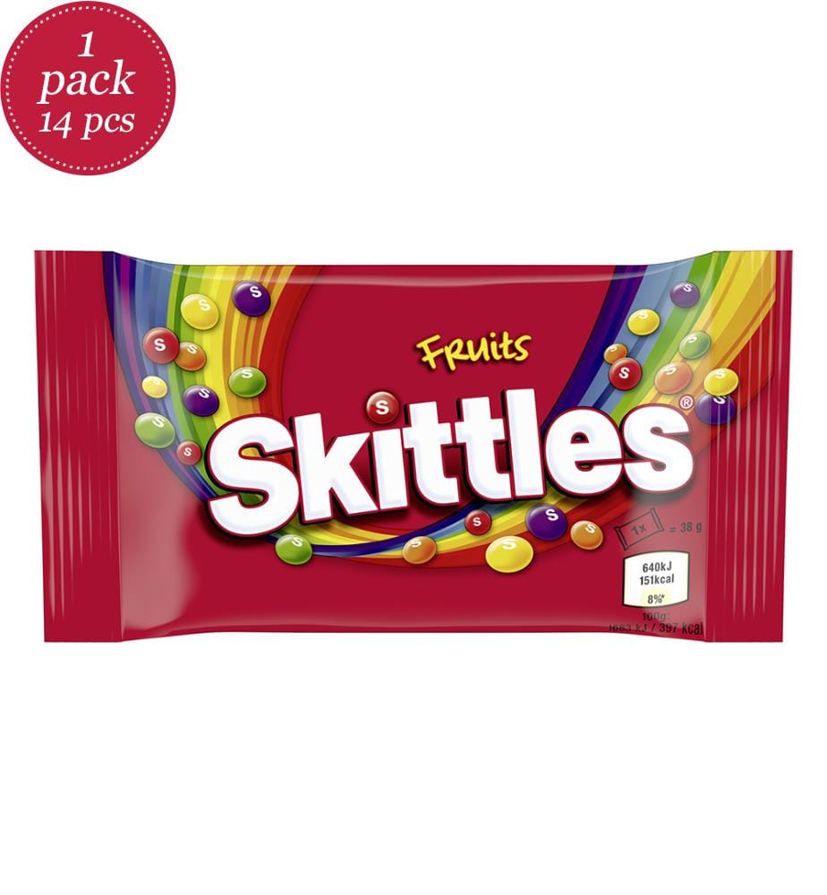 14x Skittles Fruits - 38g