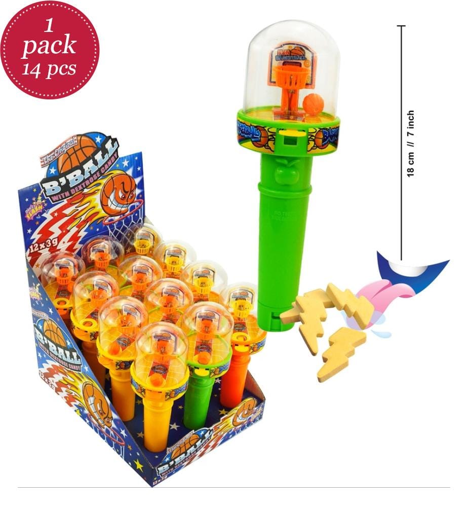 14 x Sweet Flash B'Ball Bonbons - 3g
