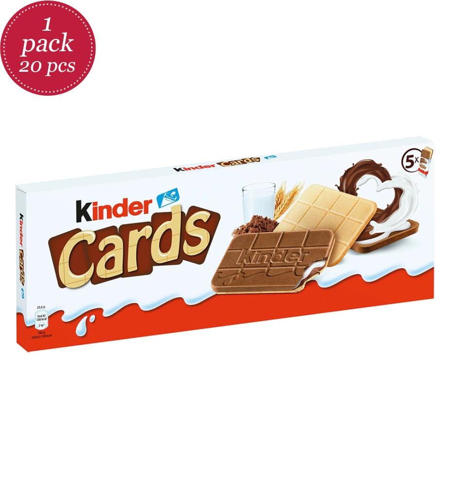 20x Ferrero Kinder Cards (2x5) - 128g