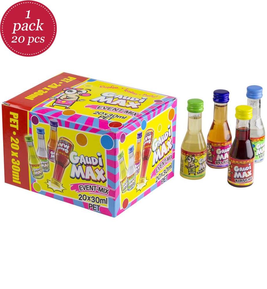20x Gaudi Max Mix de Liqueurs 16-18% Vol., PET 4x5 - 30ml