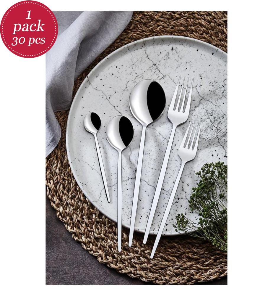 Besteckset (30-teilig) – Chrom