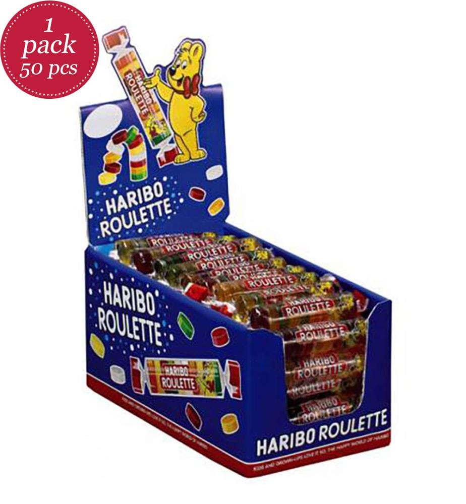 50x Haribo Fruit Roulette - 25g Wine & Gourmet | DeinDeal