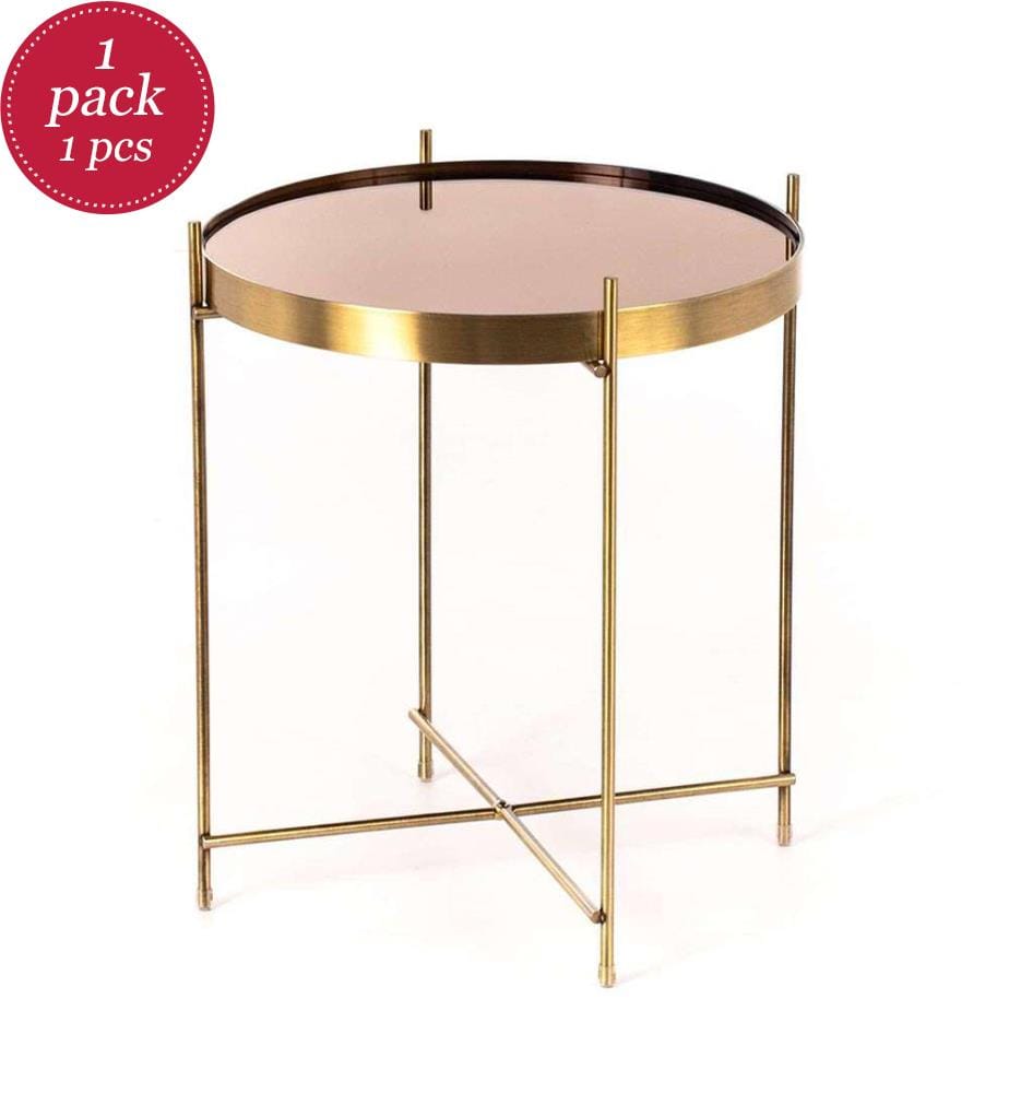 Couchtisch Marissa - 38 x 43 cm - Gold