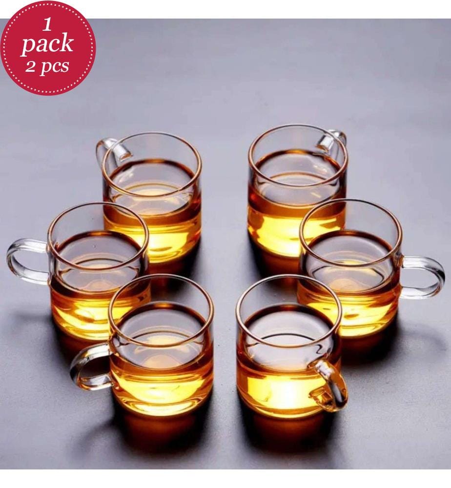 Kaffeetassen-Set 2 Stück - Transparent