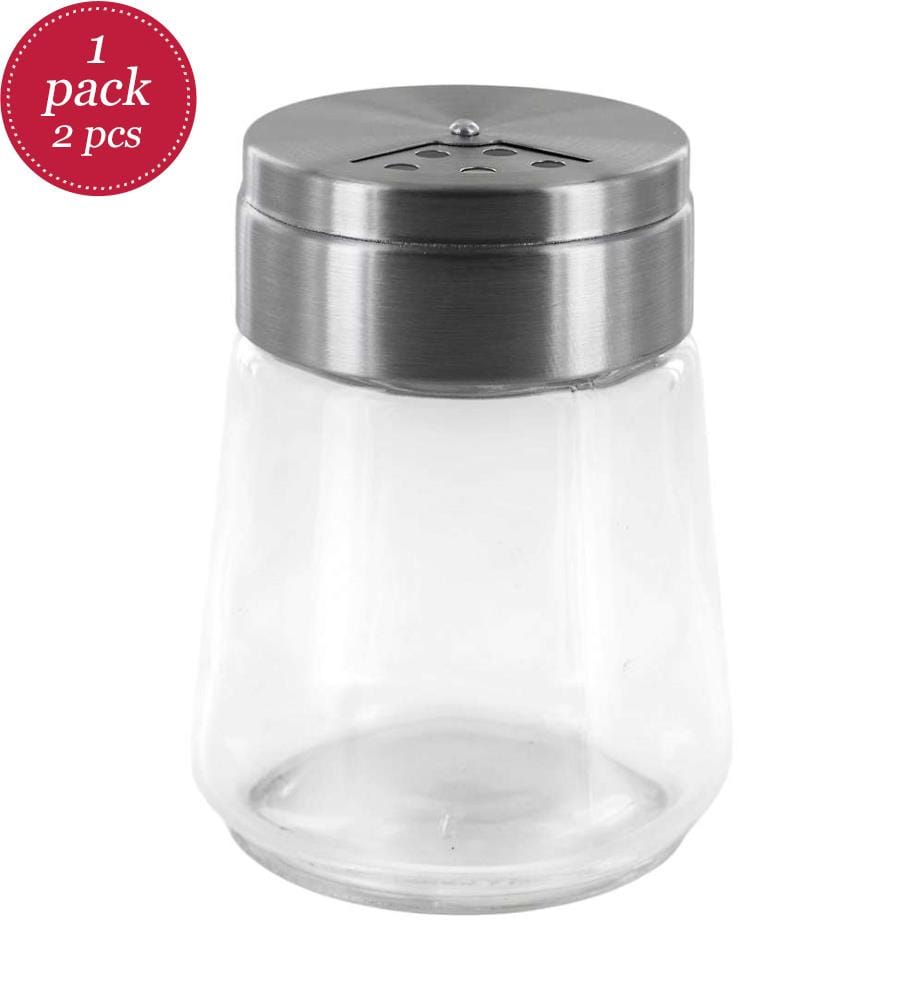 2er-Set Salz- und Pfefferstreuer 80 ml - Transparent