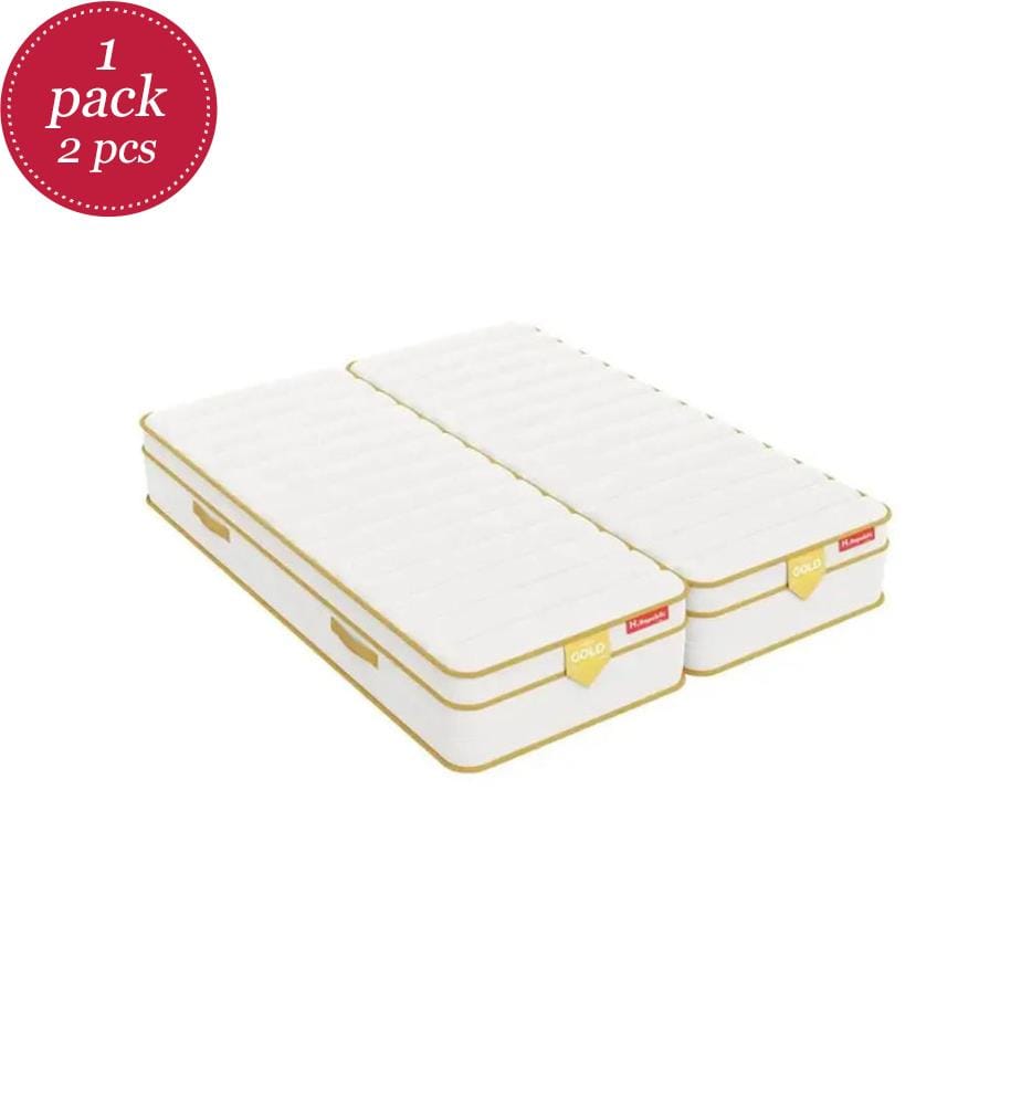 Set aus 2 Matratzen TWINS 90 x 200 mit Mikro-Taschenfedern und HD-Memory-Schaum - HGOLD 30 cm