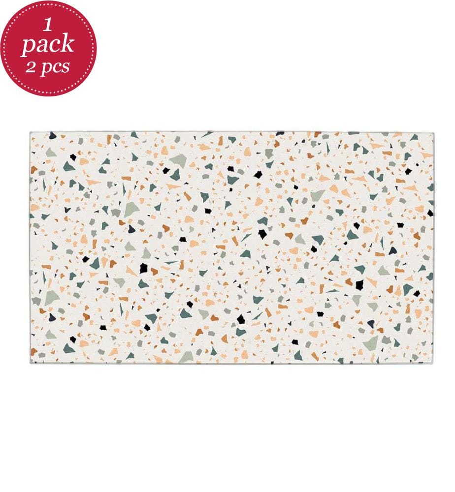 Set of 2 Terrazzo Stove Top Plates - Multicolor