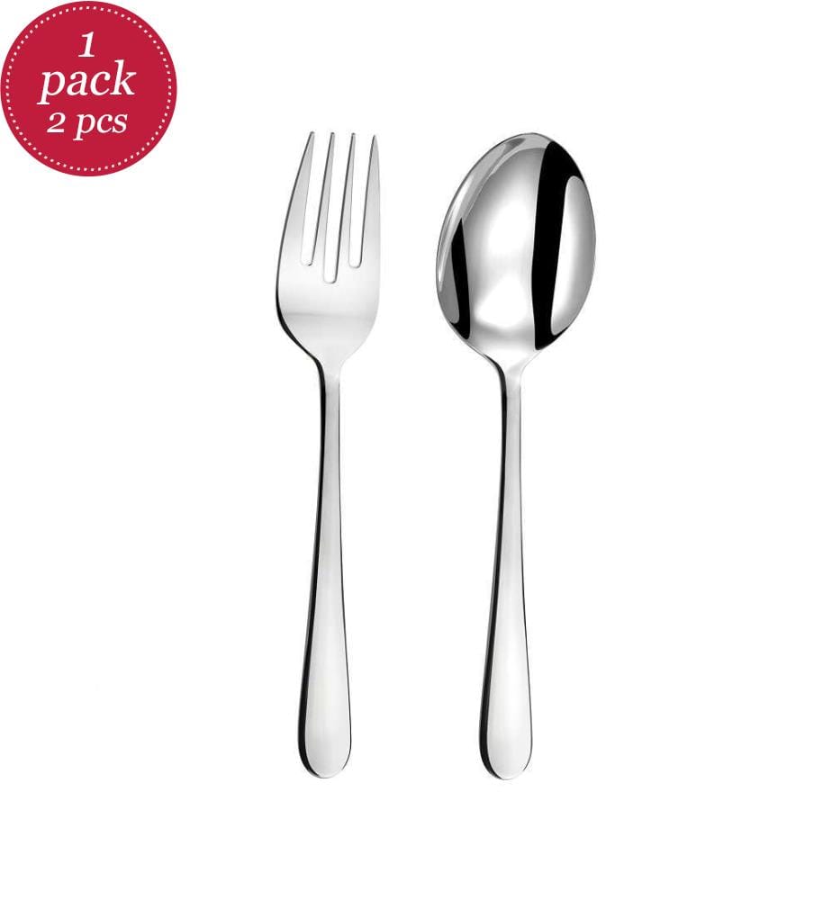 Set de service 2 pièces Texas - Inox brillant