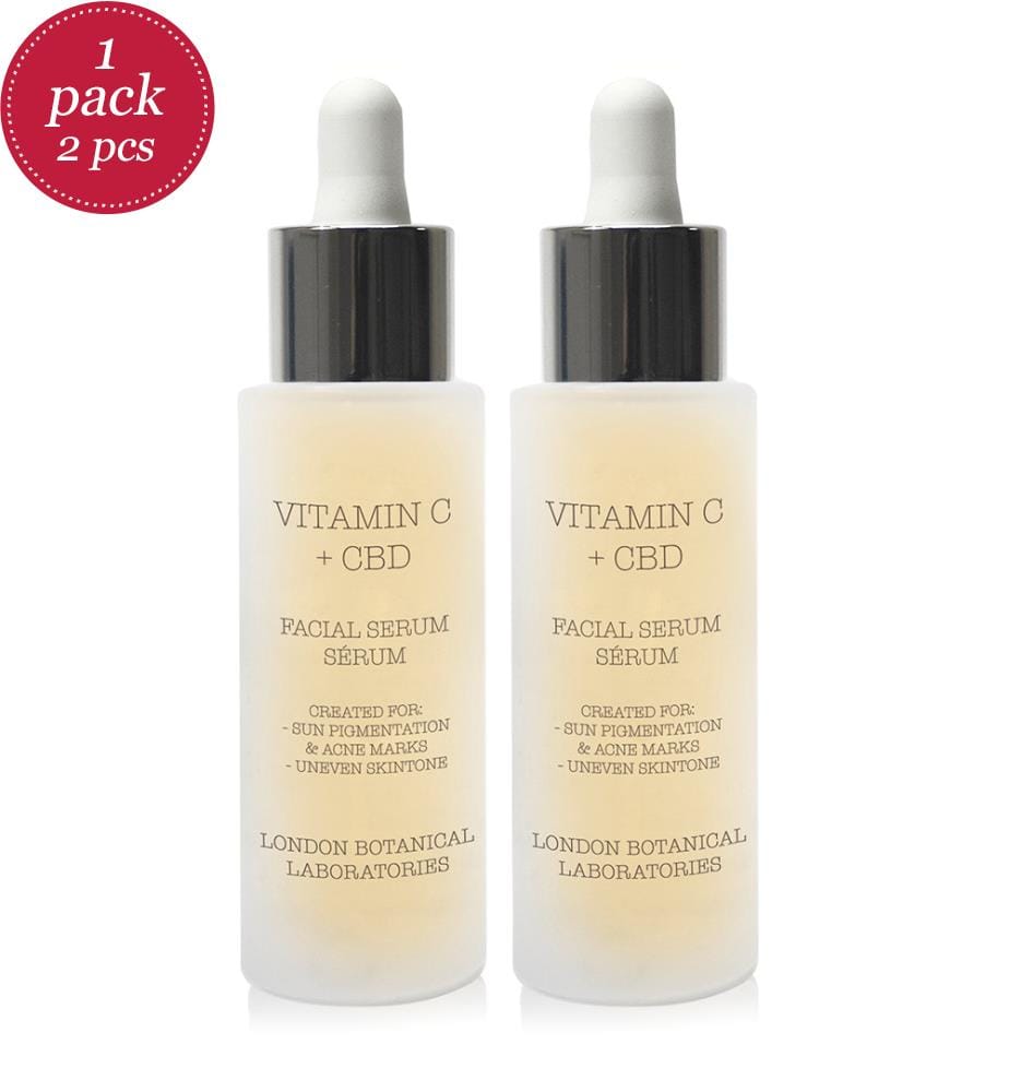 Lot de 2 Sérums Vitamin C + CBD - 2 x 30 ml