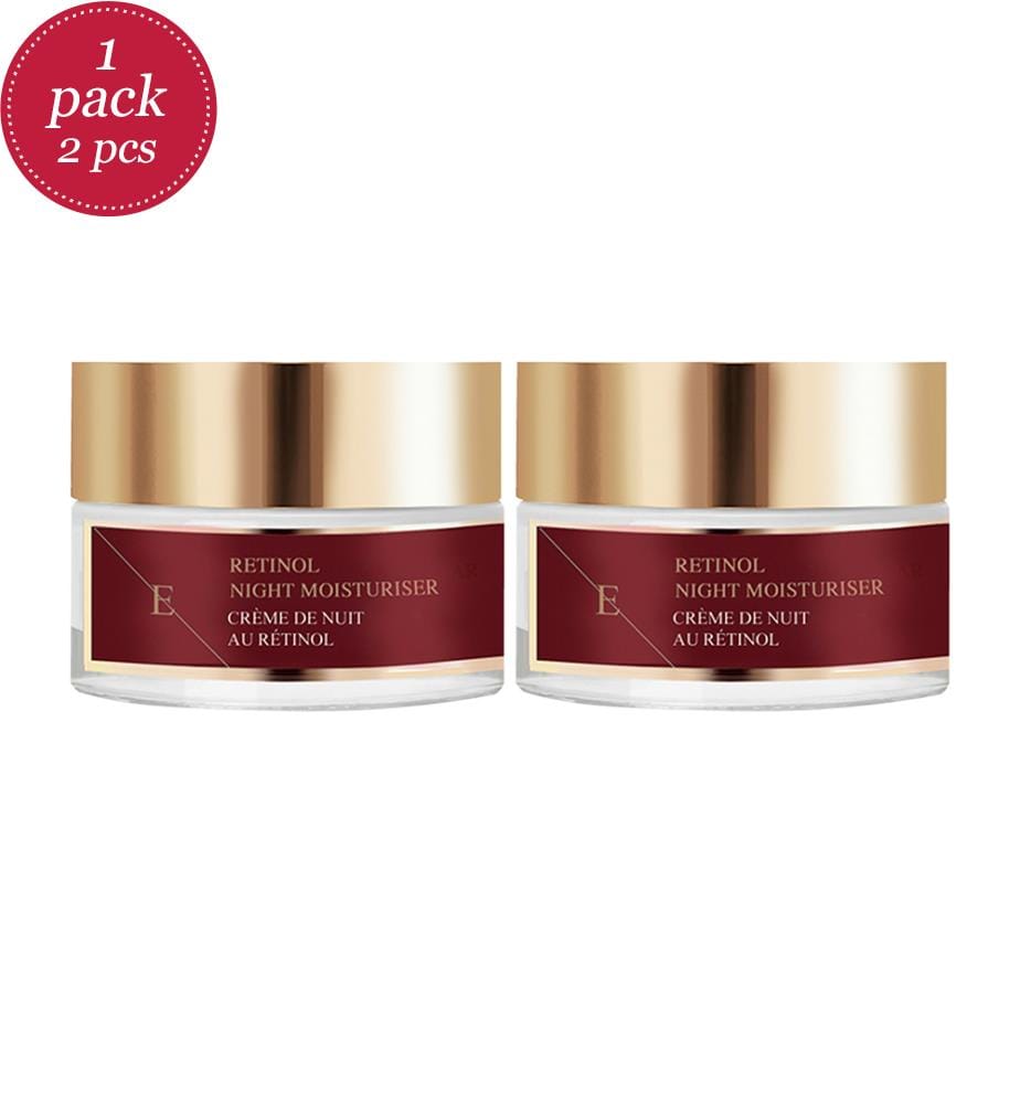 Lot de 2 Crème hydratante de nuit au rétinol 50 ml