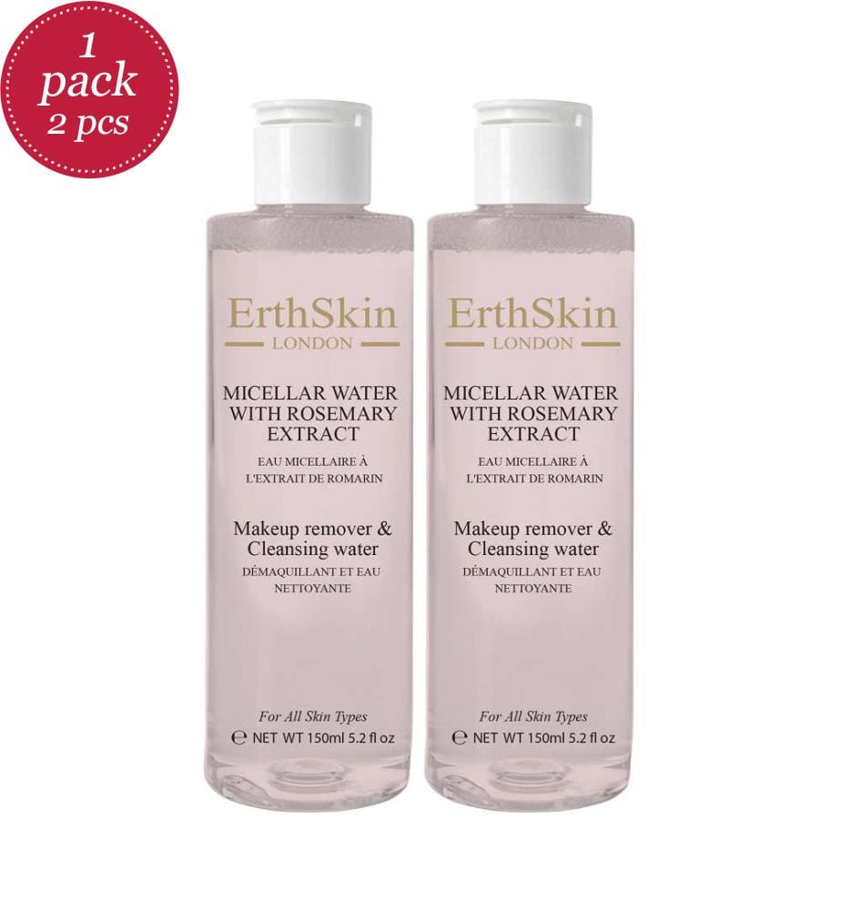 Lot de 2 Eau micellaire à l'extrait de romarin - 150 ml