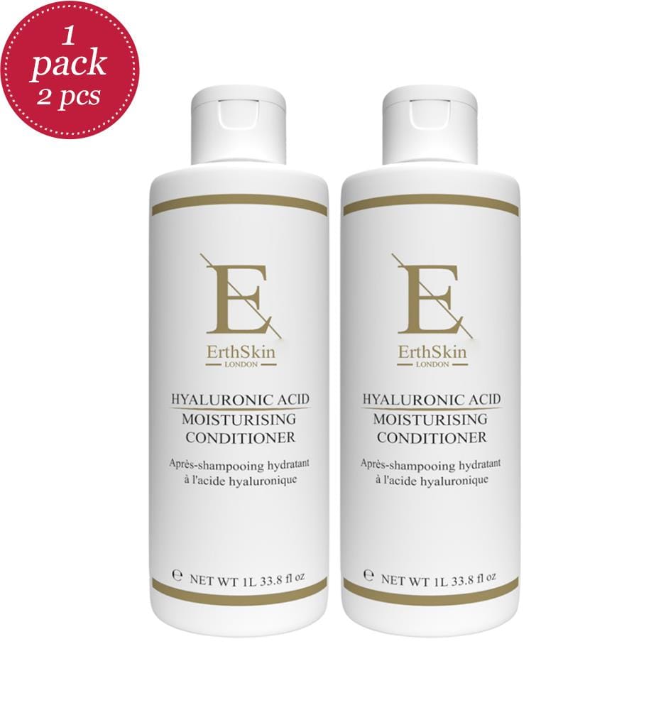 Lot de 2 Conditionneur hydratant à l'acide hyaluronique 1L