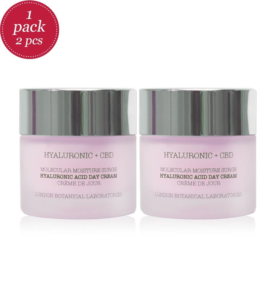 Lot de 2 Crème de Jour Hyaluronic Acid + CBD - 2 x 50 ml