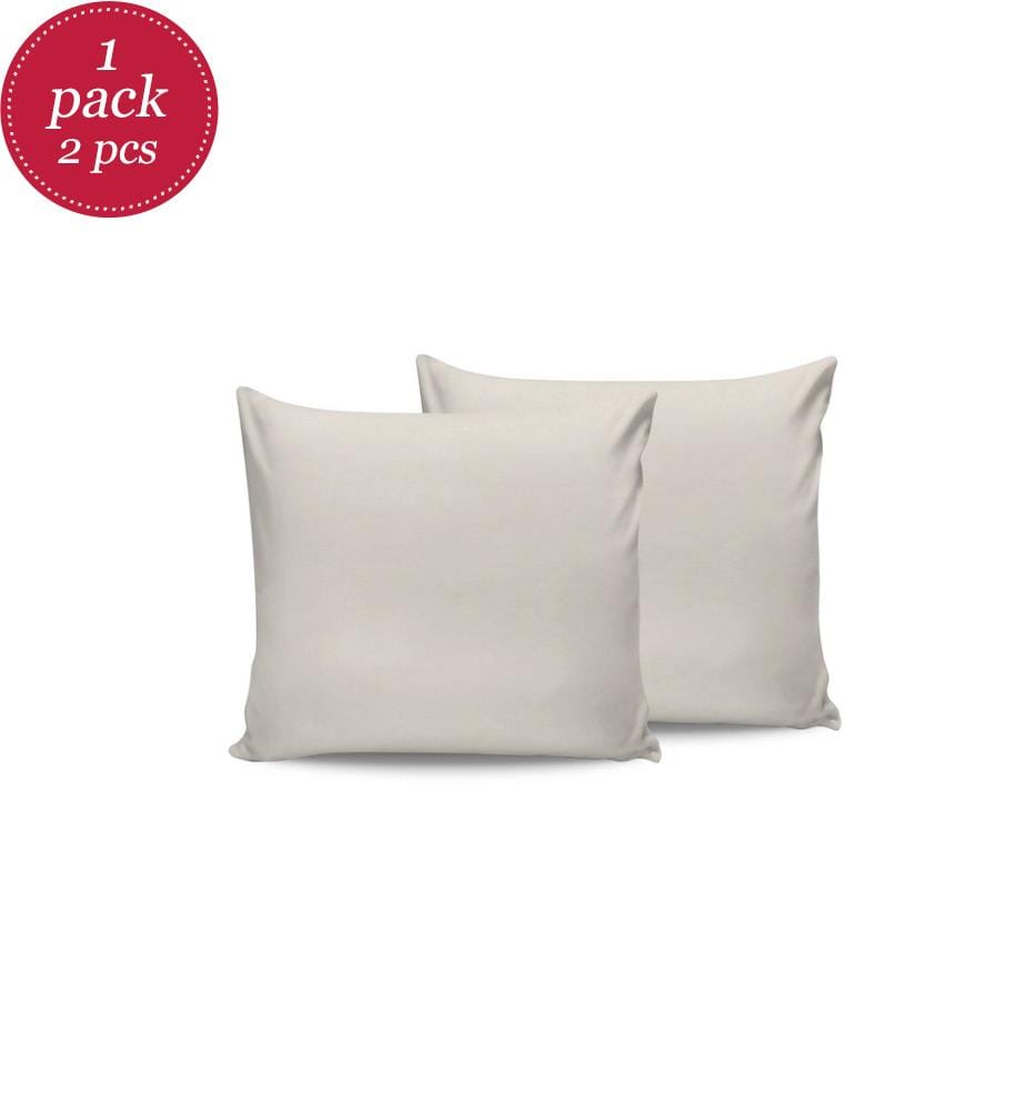 Set di federe, 2 pezzi, crema, 100% cotone Ranforce