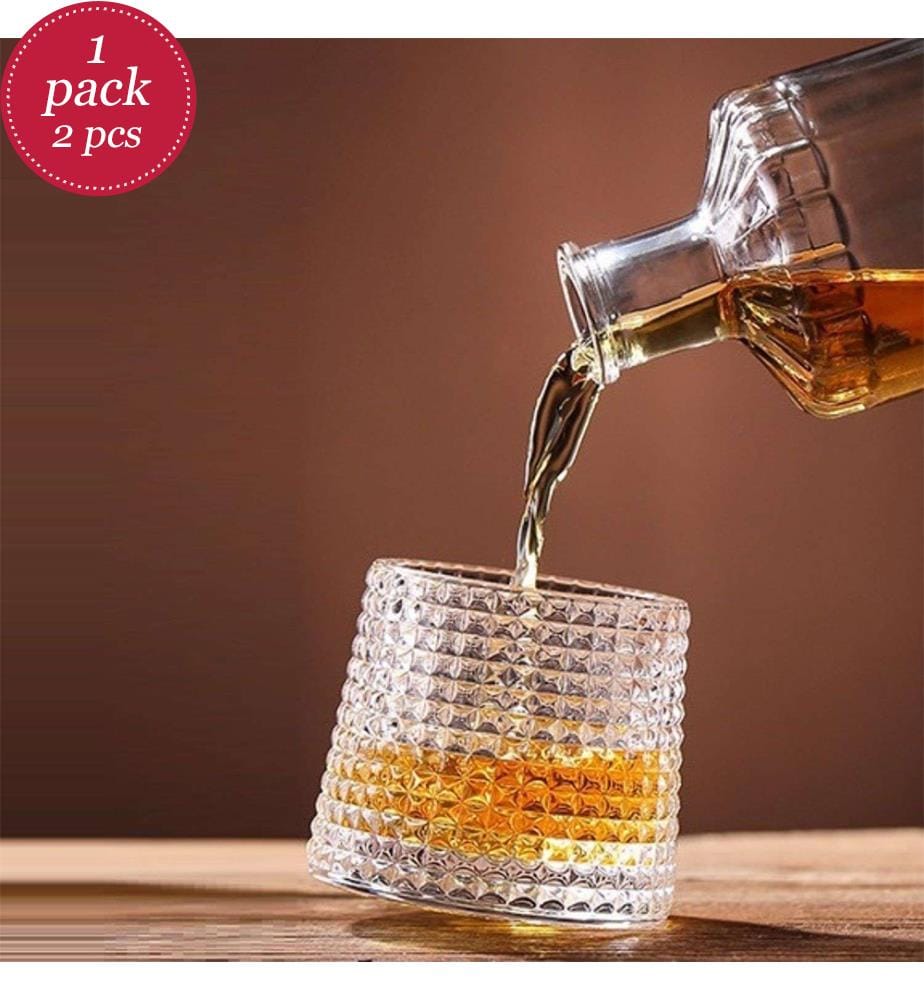 Set of 2 whiskey glasses - Clear