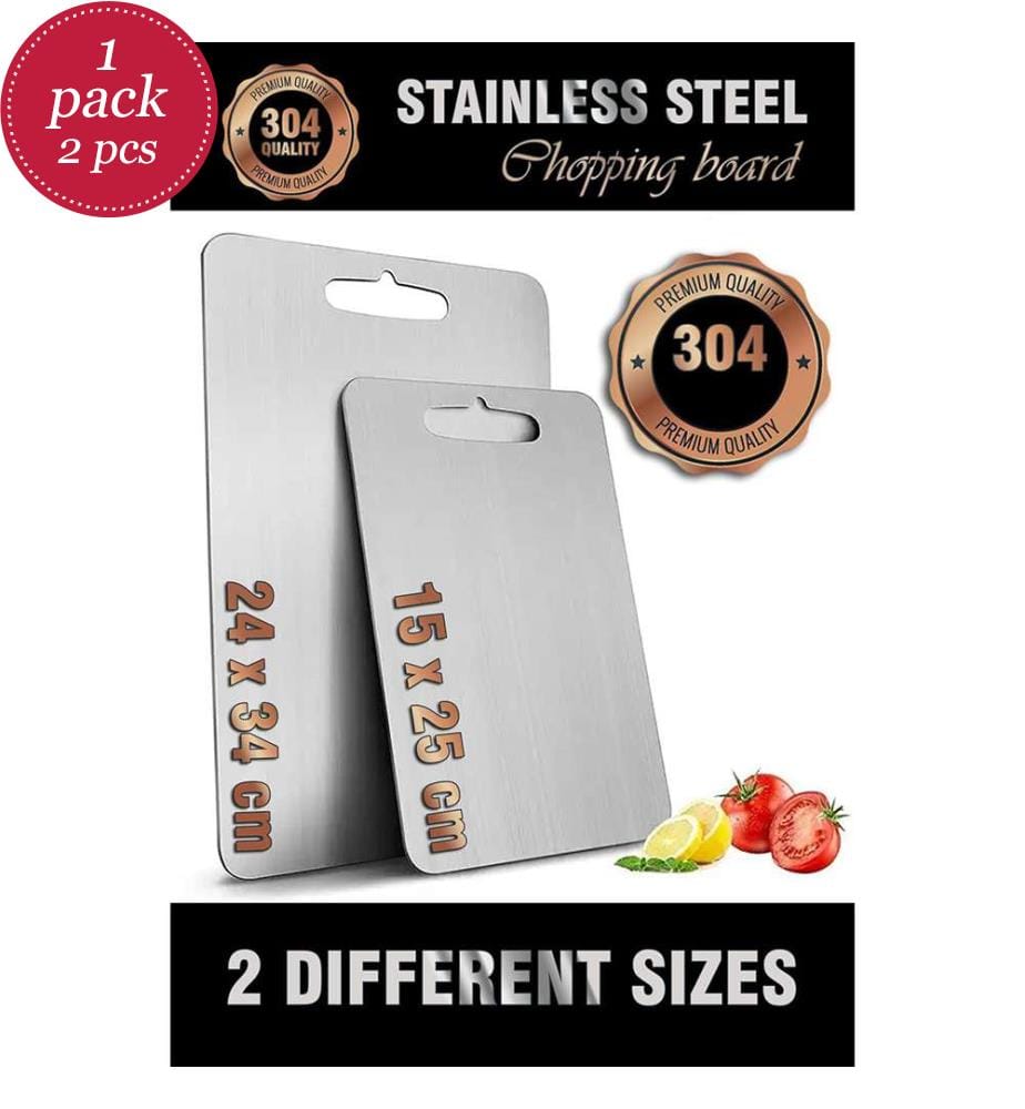Set of 2 cutting boards - Silver