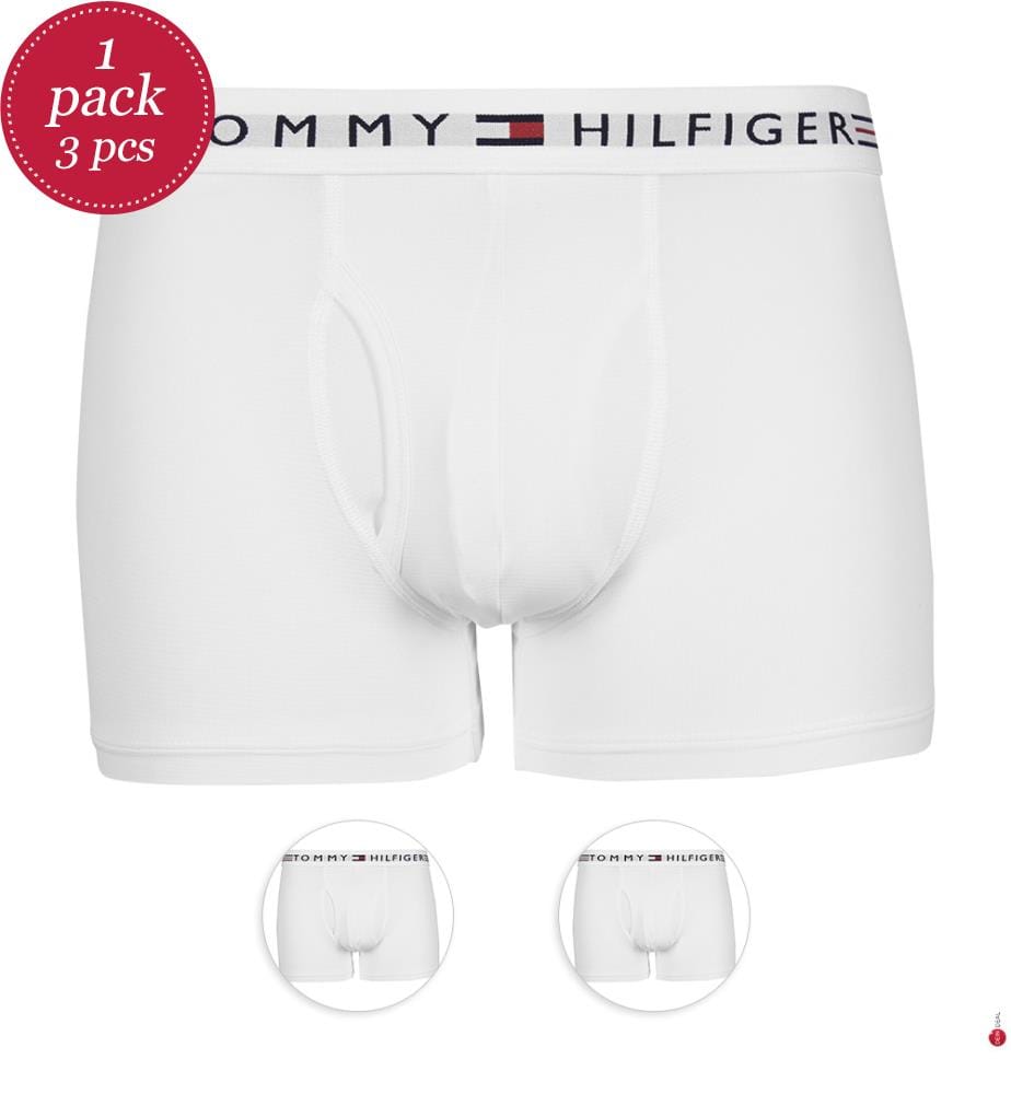 White Boxers Stretch trunk 3 pack Tommy Hilfiger, Underwear White Boxers  Stretch trunk 3 pack Tommy Hilfiger, Underwear