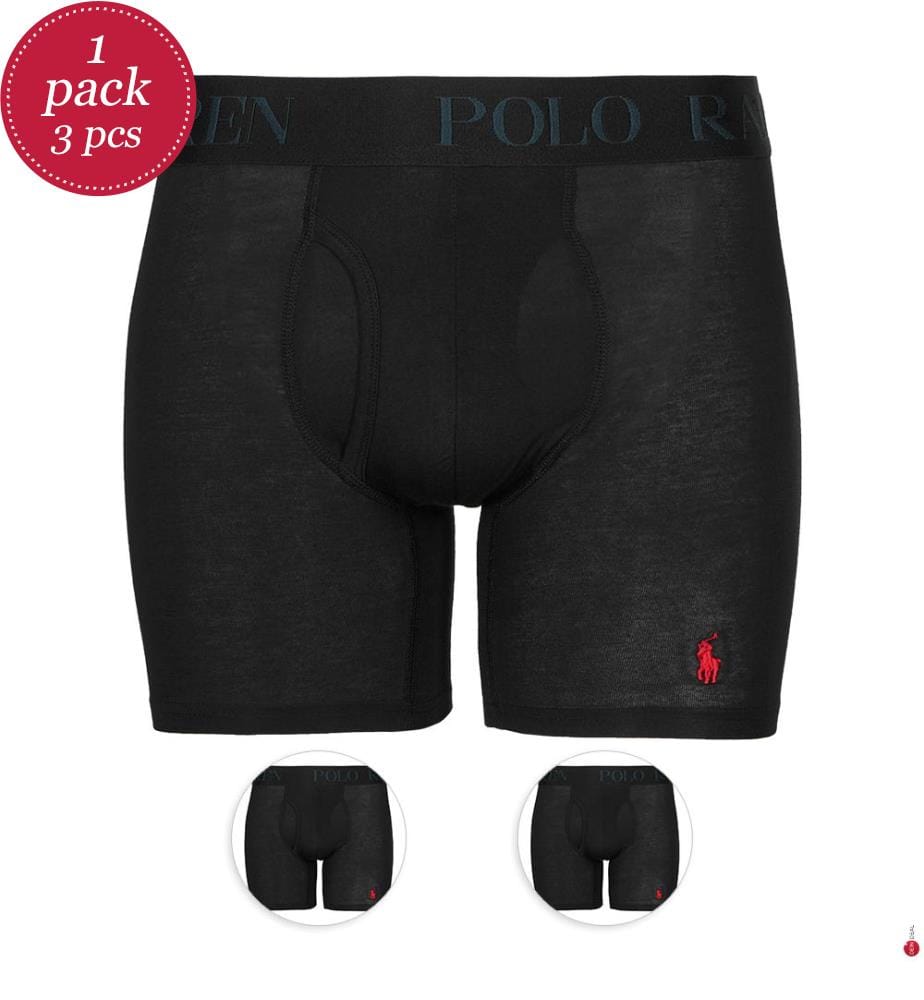3er-Pack Boxershorts - Schwarz