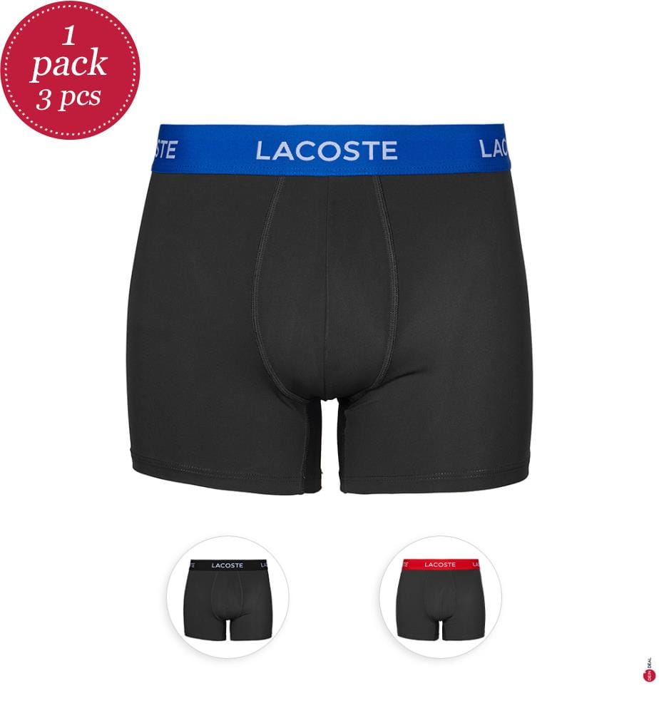 Pack de 3 Boxers Trunks - Gris Foncé