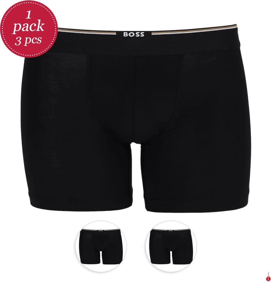 Pack de 3 Boxers en bambou - Noir