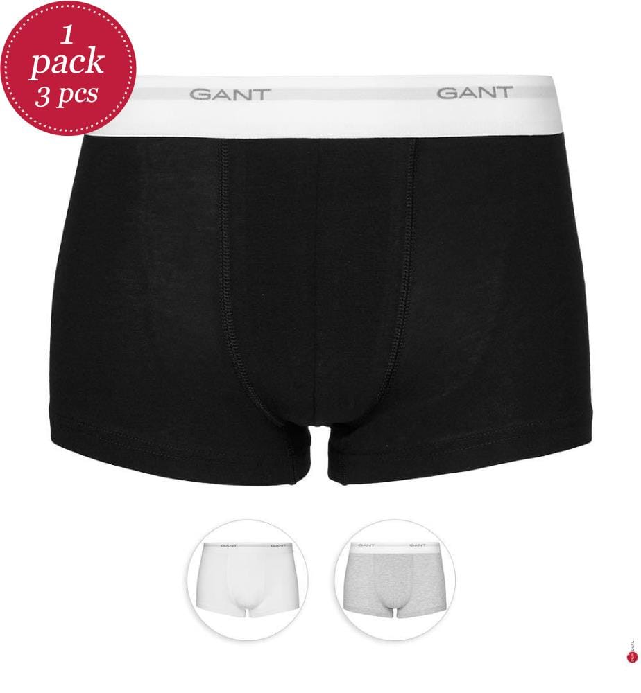 Core Boxer 3er-Pack - Schwarz und Weiss