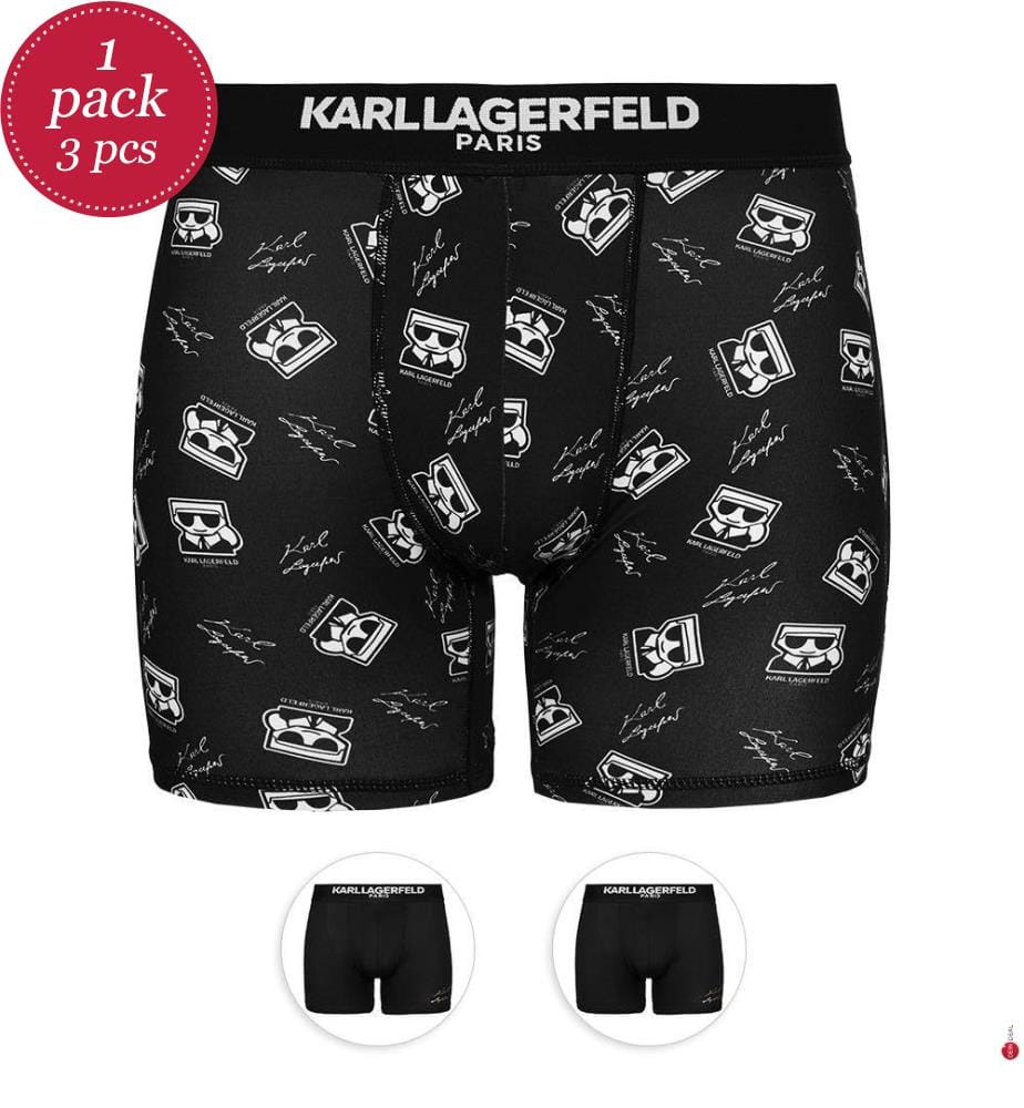 Pack de 3 Boxers Brief Performance - Noir, Blanc & Gris