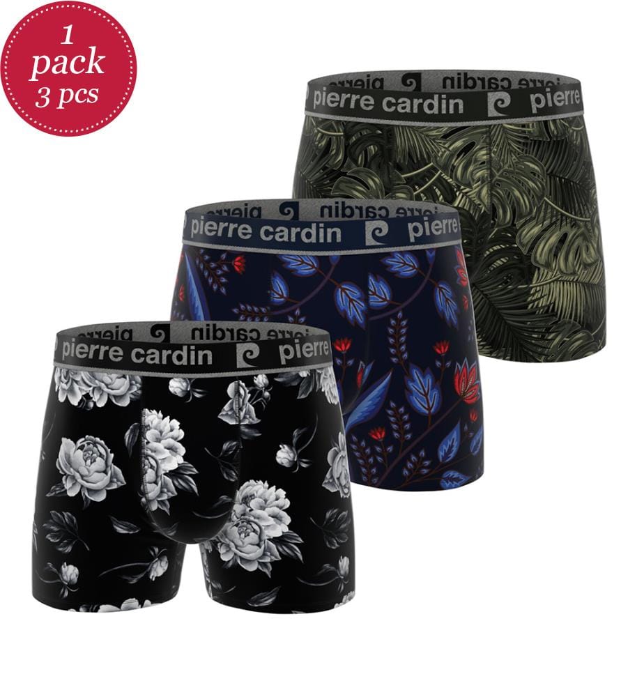 Flowers 3er-Set Boxershorts - Mehrfarbig