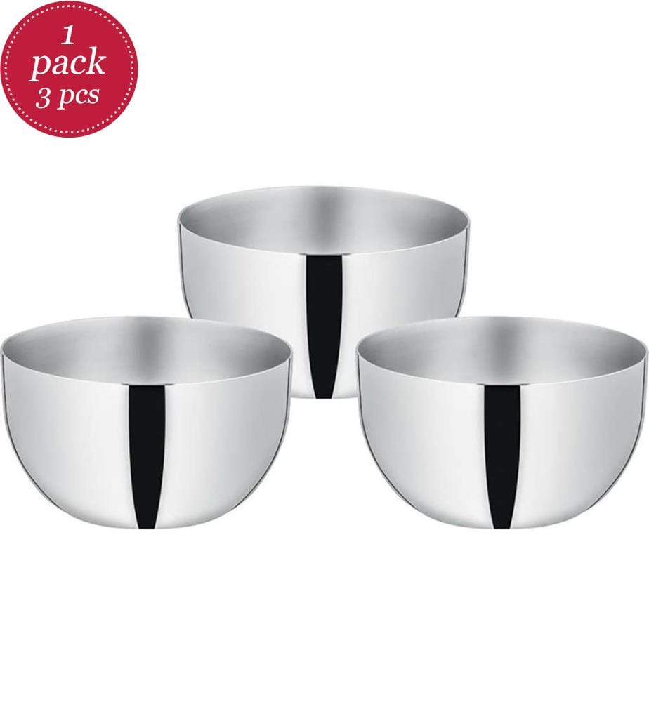 Schüsselset (3-teilig) – Silber