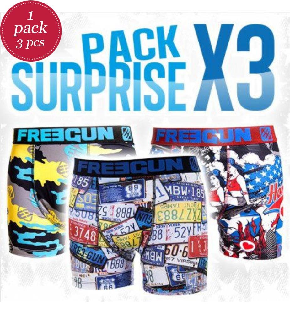 3er-Pack Boxershorts Surprise - Mehrfarbig