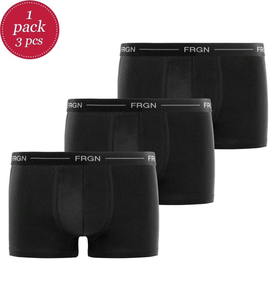 3er-Set Boxershorts - Weiss und Schwarz