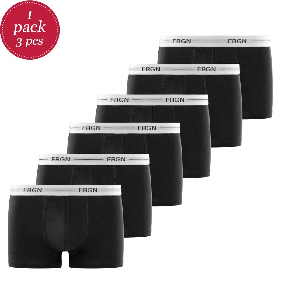 Freegun Boxer 3er-Set - Schwarz und Weiss