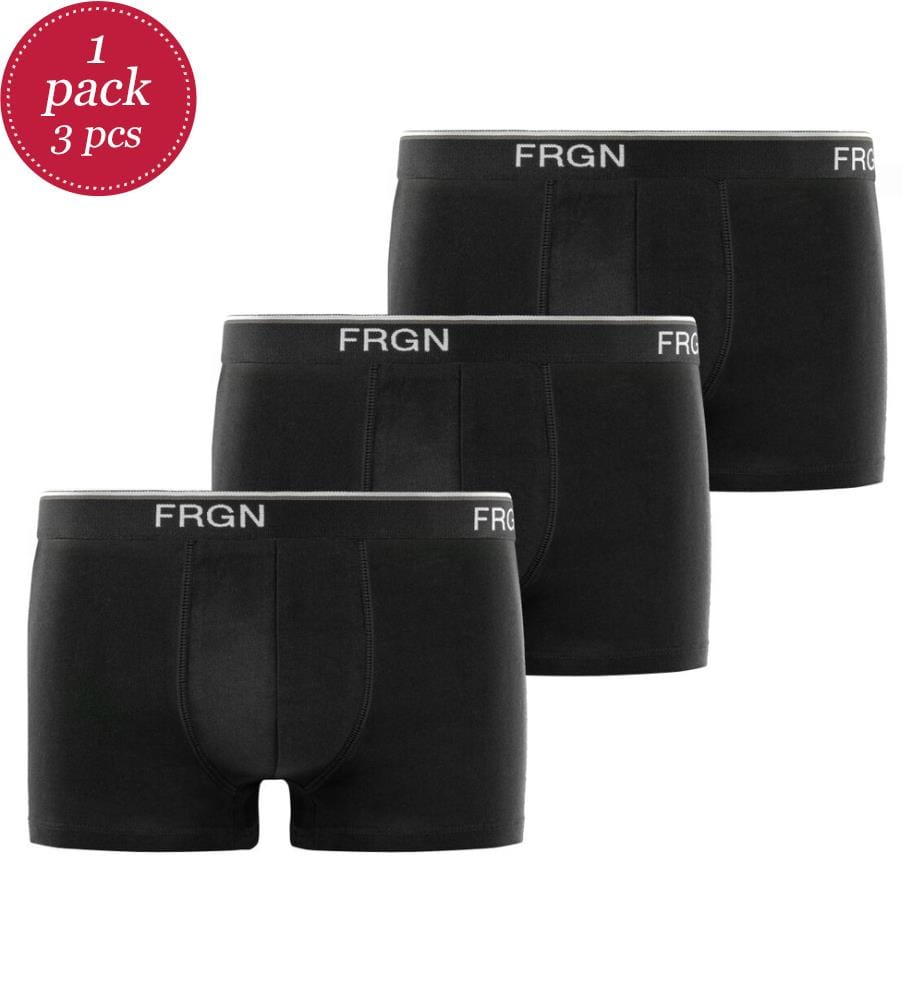3er-Pack Boxershorts - Schwarz und Weiss