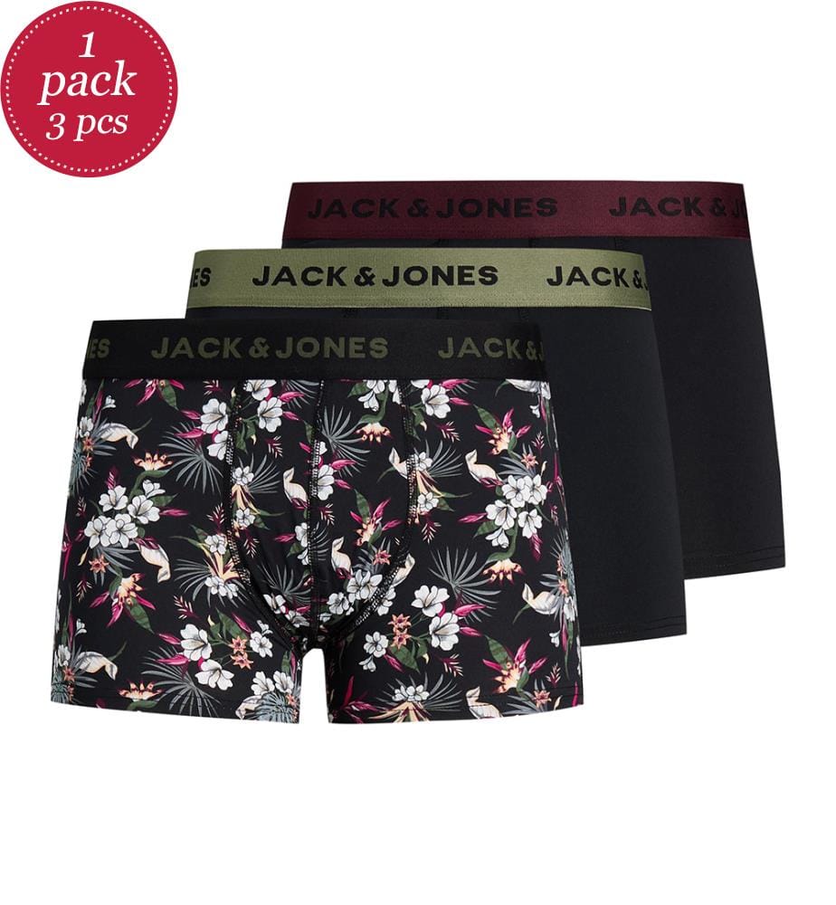 3er-Pack Boxershorts - Schwarz
