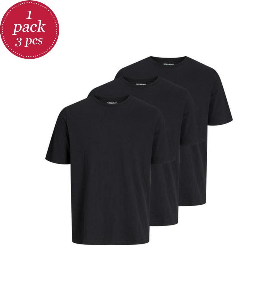 3er-Pack Cunder-T-Shirts - Schwarz