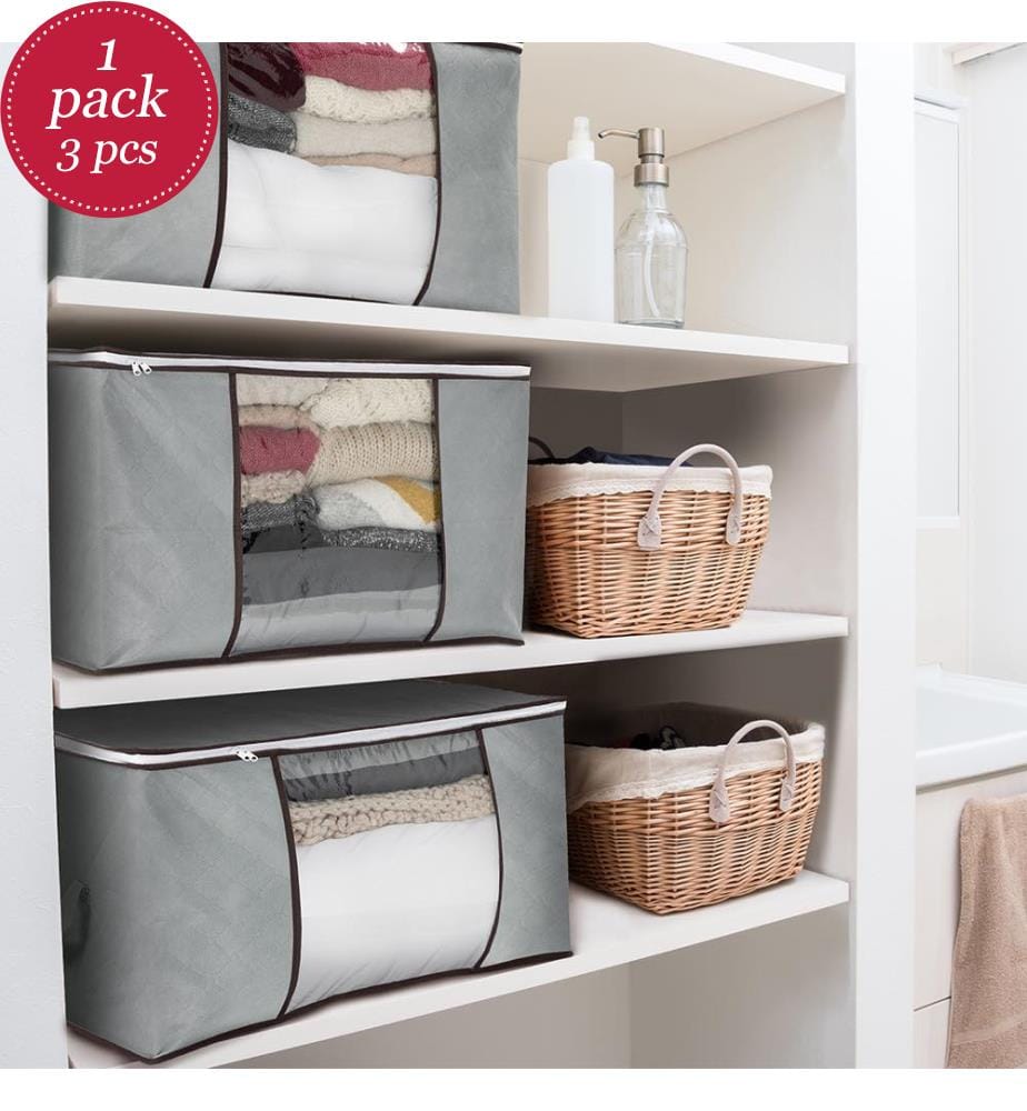 Lot de 3 Housses de rangement XXL - 90 L